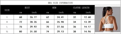 Womens High Stretch Yoga Bra Tank Top For Gym Use Daily