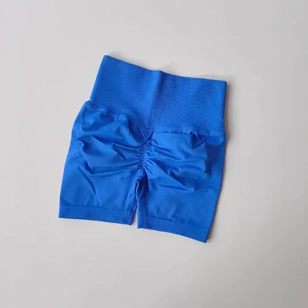 Peach Hip Lifting Sports Shorts Women High Waist and Waist Tightening Slimming Running Hip Speed Drying Three Point Tight Pants