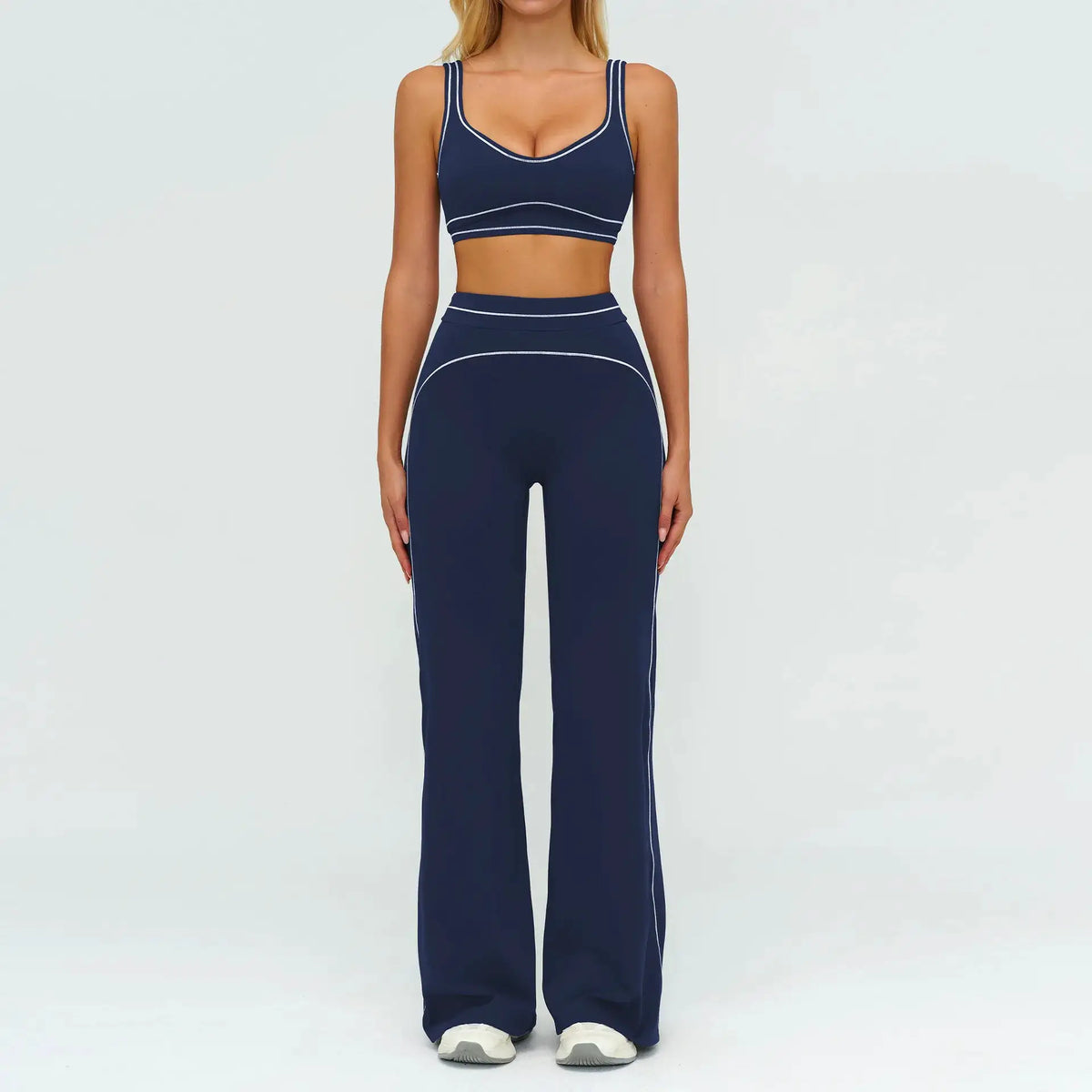 Fitness Suit 2PCS Yoga Set Women's Tracksuit Sports Outfits Gym Running Push Up Sportswear Legging Athletic Wear Workout Clothes