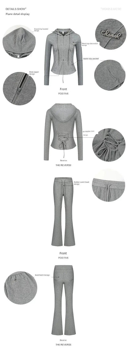 Barbie Wear Mop Pants Yoga Set Sweatshirt For Teens