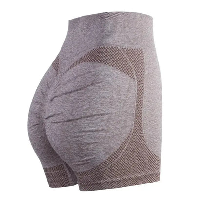 High Waist Women's Yoga Shorts Seamless Fitness Shorts