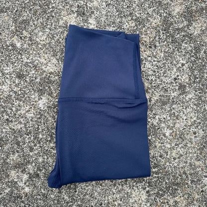 Solid Color Back Waist Pocket High Waist Yoga Legging Women Sport Cropped Pants Butter Athletic Gym Comprehensive Training Jog