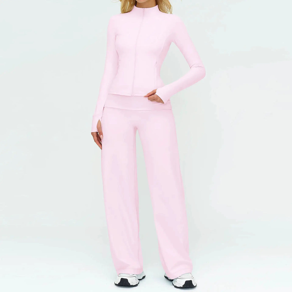 2/3PCS Yoga Set Women Tracksuit Workout Sportswear Gym Clothing Fitness Long Sleeve High Waist Leggings Sports Suit Yoga Outfits