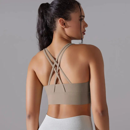 Womens High Stretch Yoga Bra Tank Top For Gym Use Daily