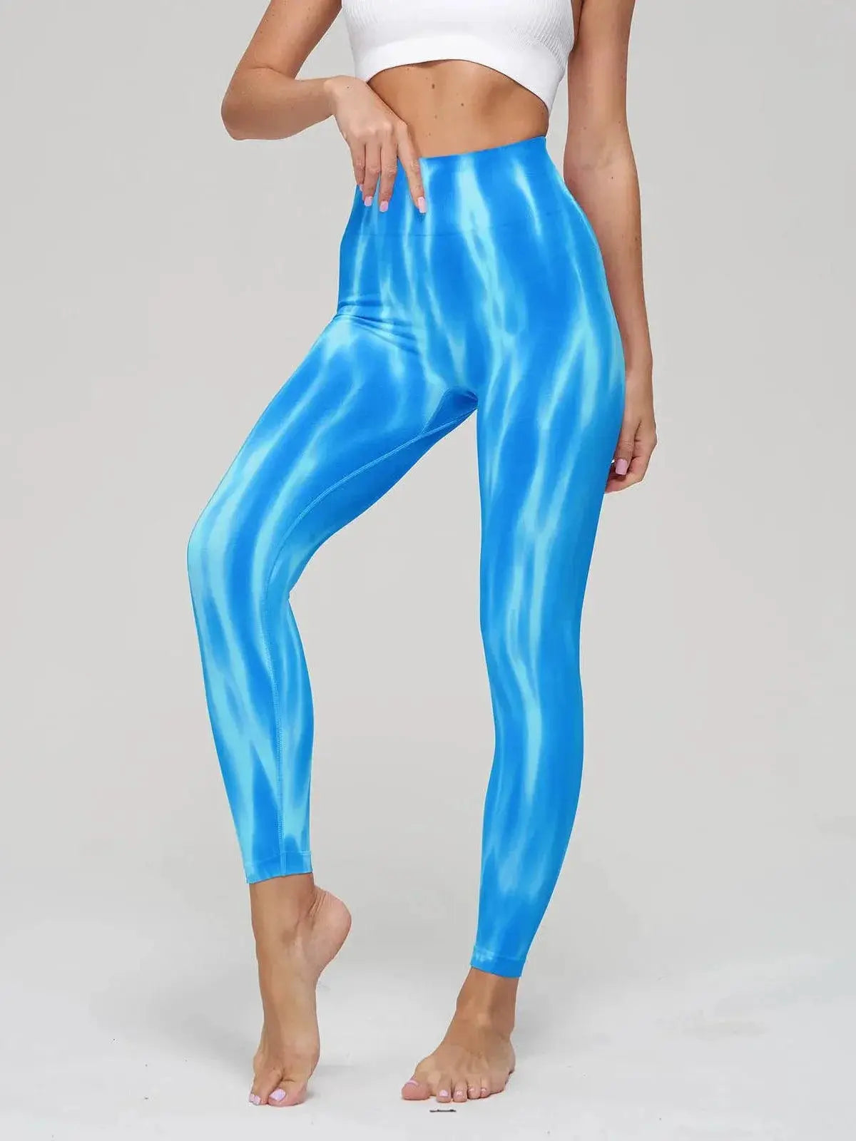 Aurora Gradient Yoga Leggings for Women Workout Comfort