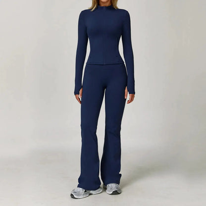 2/3PCS Yoga Suit Sports Set Gym Set Women Tracksuit Running Workout Clothes Long Sleeve Sports Bra Athletic Wear Yoga Clothing
