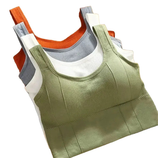 Seamless Shockproof Yoga Bra For Women Breathable Crop Top - OurLum.com