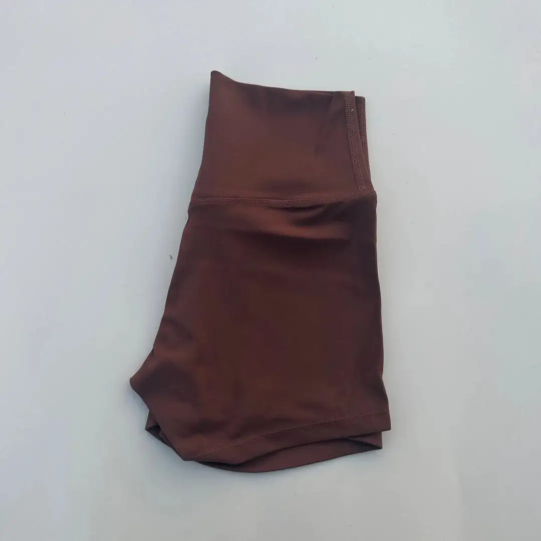 Sexy Solid Color Women Fitness Sport Short High Waist Athletic Yoga Short Leg Cycling Comprehensive Training Jogging Squat Proof