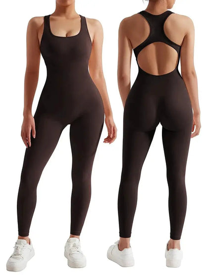 Women's Workout Jumpsuit Stylish Fitness Attire for Women