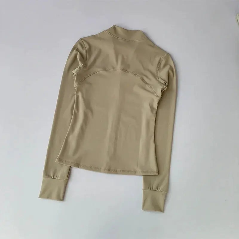 Yoga Suit Women's High-End Standing Collar Sports Jacket