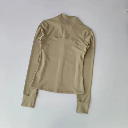 Yoga Suit Women's High-End Standing Collar Sports Jacket