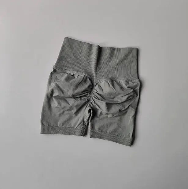 Peach Hip Lifting Sports Shorts Women High Waist and Waist Tightening Slimming Running Hip Speed Drying Three Point Tight Pants
