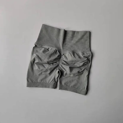 Peach Hip Lifting Sports Shorts Women High Waist and Waist Tightening Slimming Running Hip Speed Drying Three Point Tight Pants