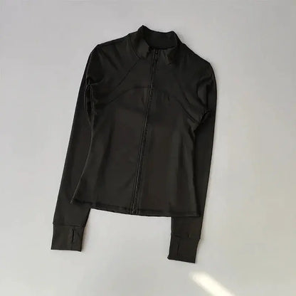 Yoga Suit Women's High-End Standing Collar Sports Jacket