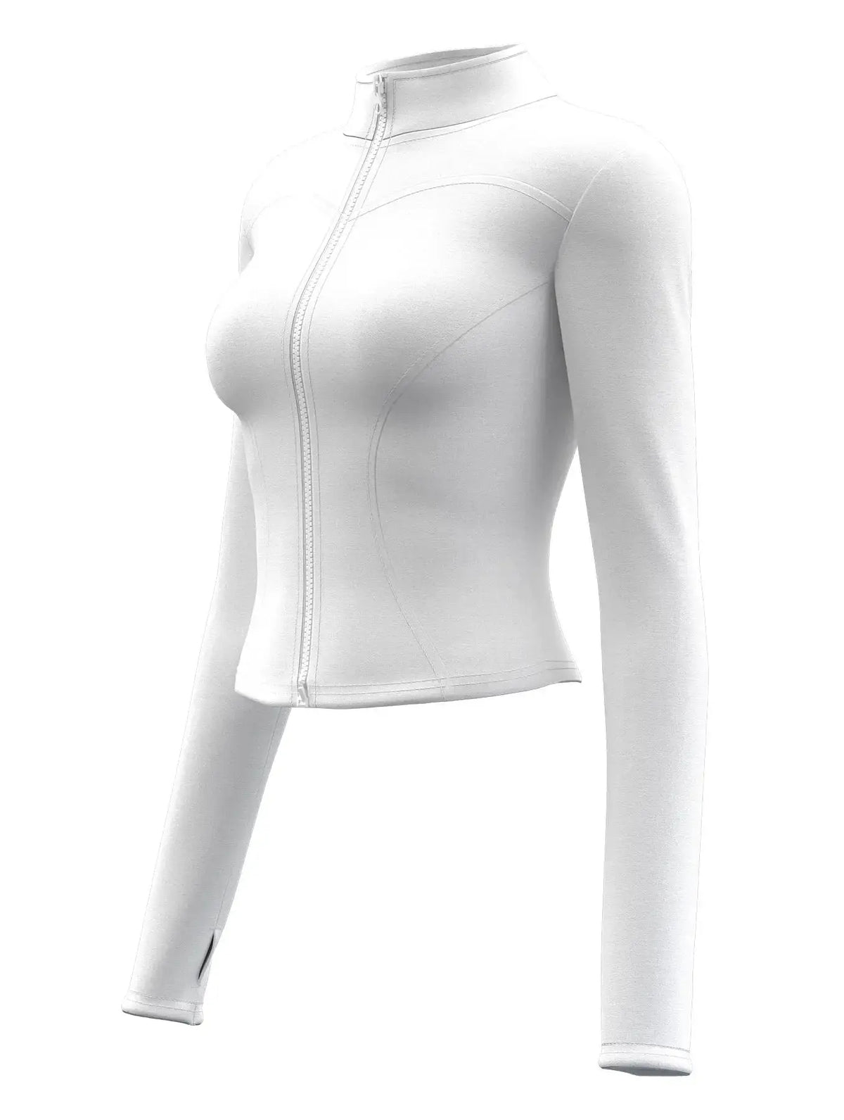 Waist Slimming Training Tops For Women Tight Zipper Shirts