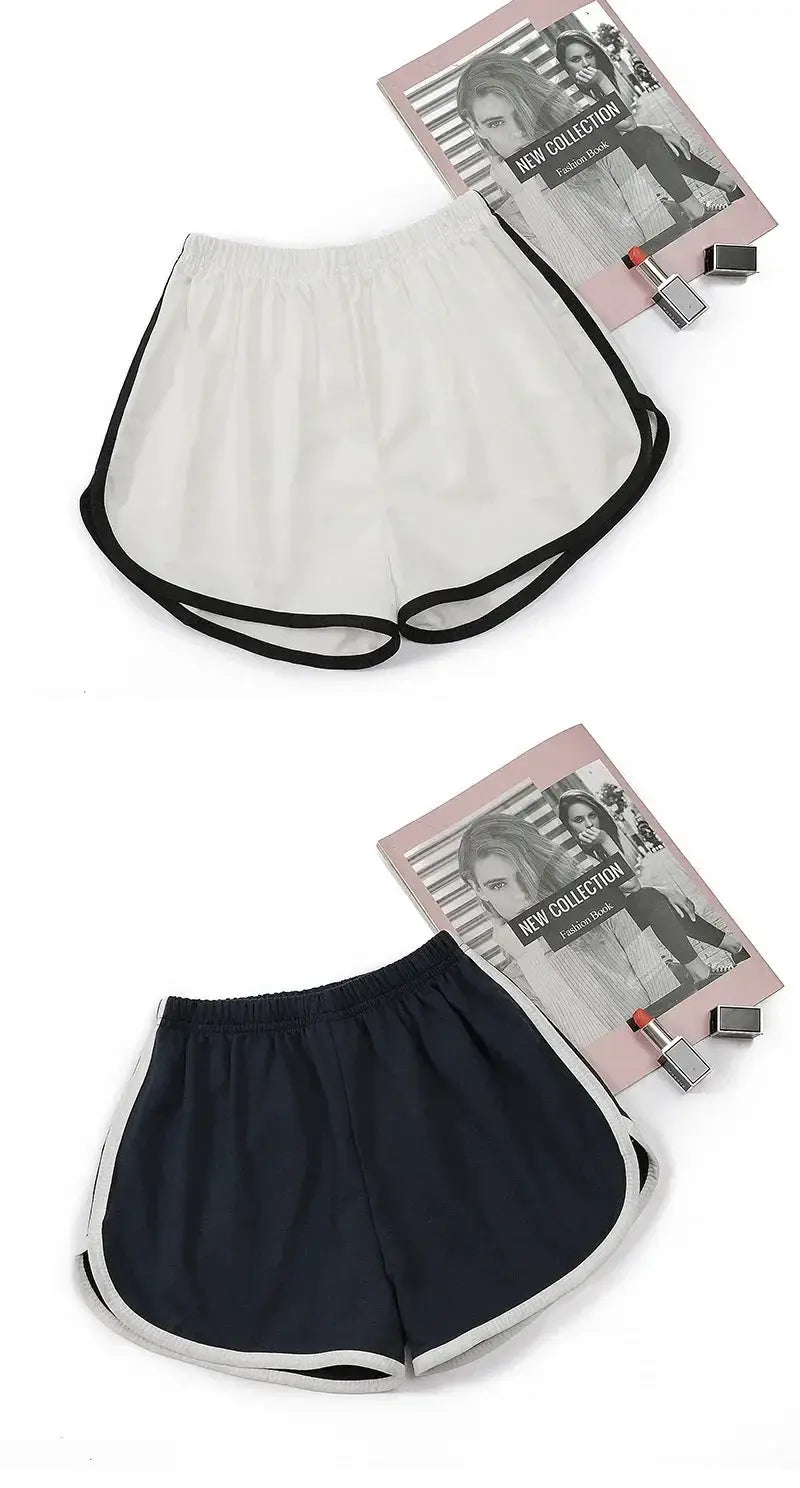 High-Waisted Quick-Dry Elastic Shorts for Women Activewear