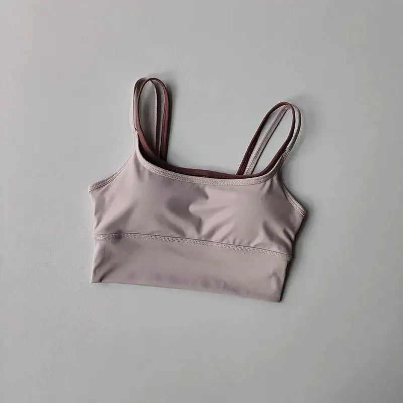 Sports Underwear Bras Top Women's Shockproof Gathering Fitness and Breasts Wearing Yoga Quick-drying Suspender Vests in Summer