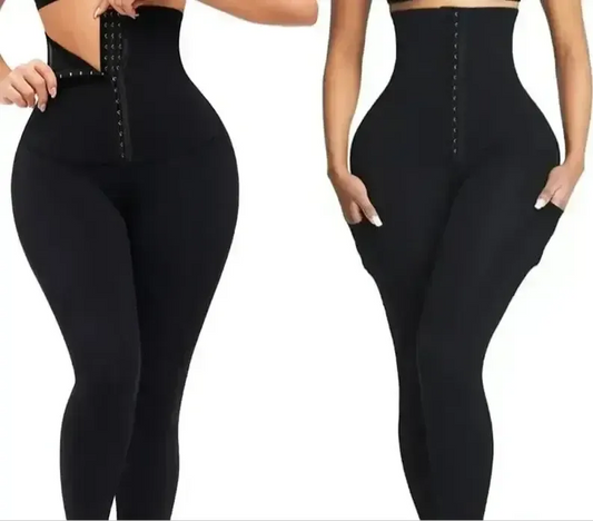 Tummy Control Corset Leggings Fitness High Waist Shapewear