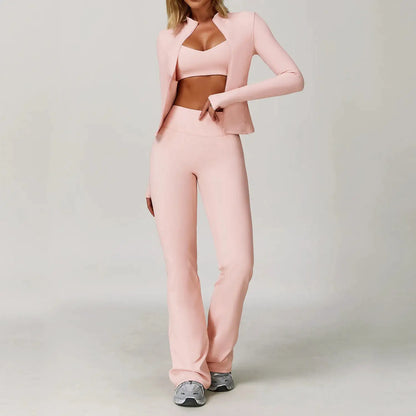 2/3PCS Yoga Suit Sports Set Gym Set Women Tracksuit Running Workout Clothes Long Sleeve Sports Bra Athletic Wear Yoga Clothing
