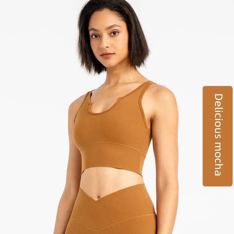 Seamless Sports Vest For Ultimate Comfort Nude Feel Design