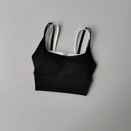Sports Underwear Bras Top Women's Shockproof Gathering Fitness and Breasts Wearing Yoga Quick-drying Suspender Vests in Summer