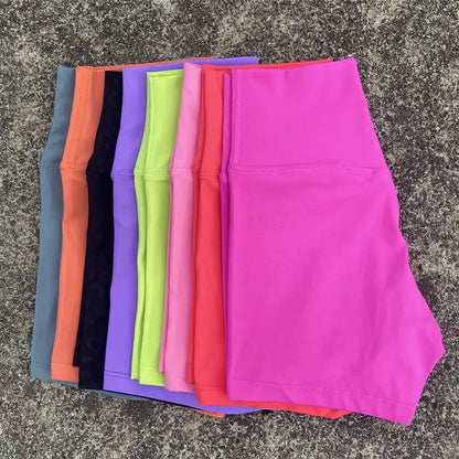 High Waist Yoga Shorts Gym Sports Shorts Women Plus Size Tight Short Leggings Stretchy Comfortable Running Cycling Sportswear