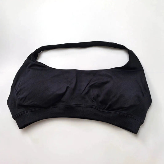 NCLAGEN Impact Sports Bra Women Seamless Halter Top High Support Push-up Open Back Gym wear Fitness Yoga Workout underwear