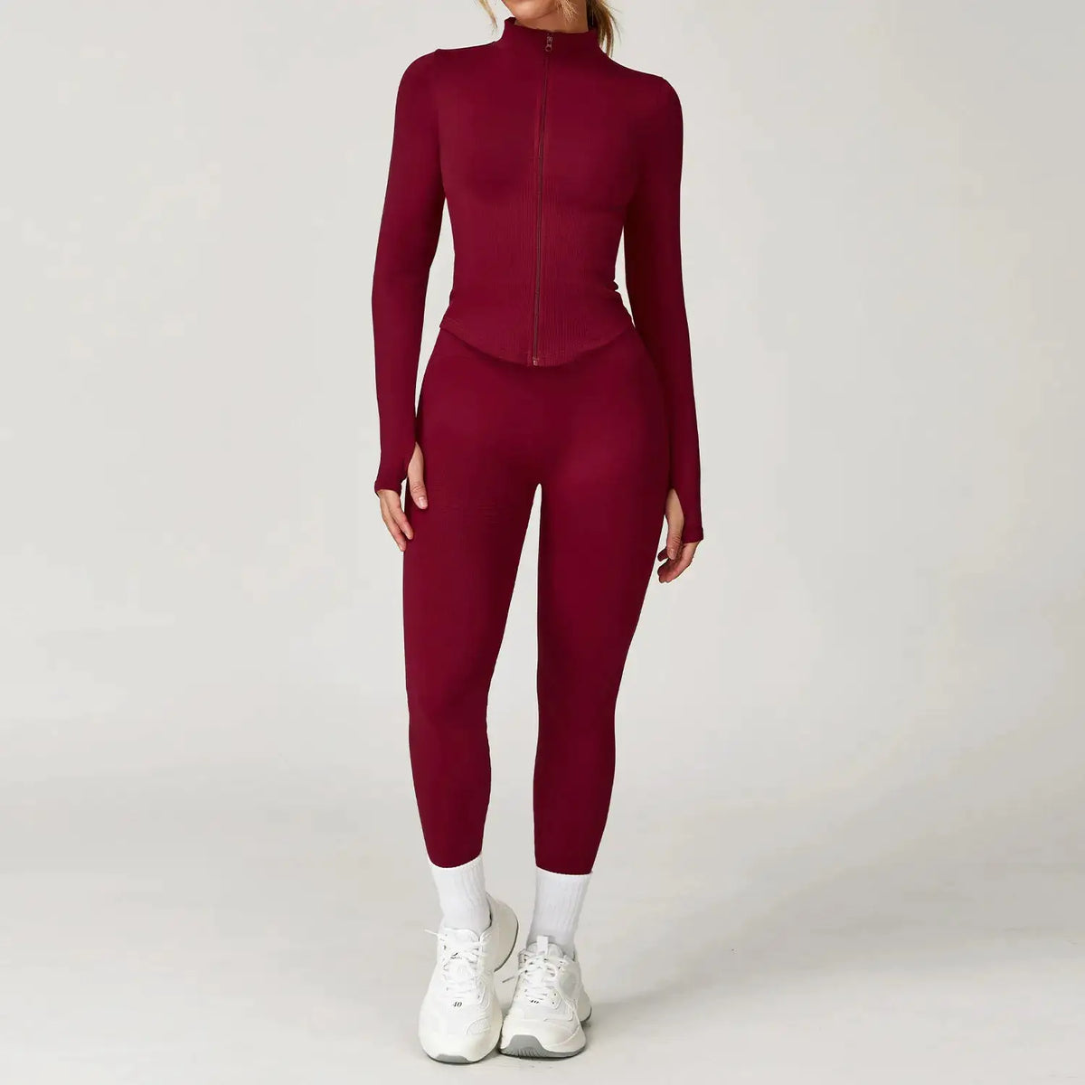 2/3/4PCS Yoga Set Gym Clothes Sportswear Seamless Yoga Suits For Women Fitness Long Sleeved Tracksuits Sports Bra Gym Leggings
