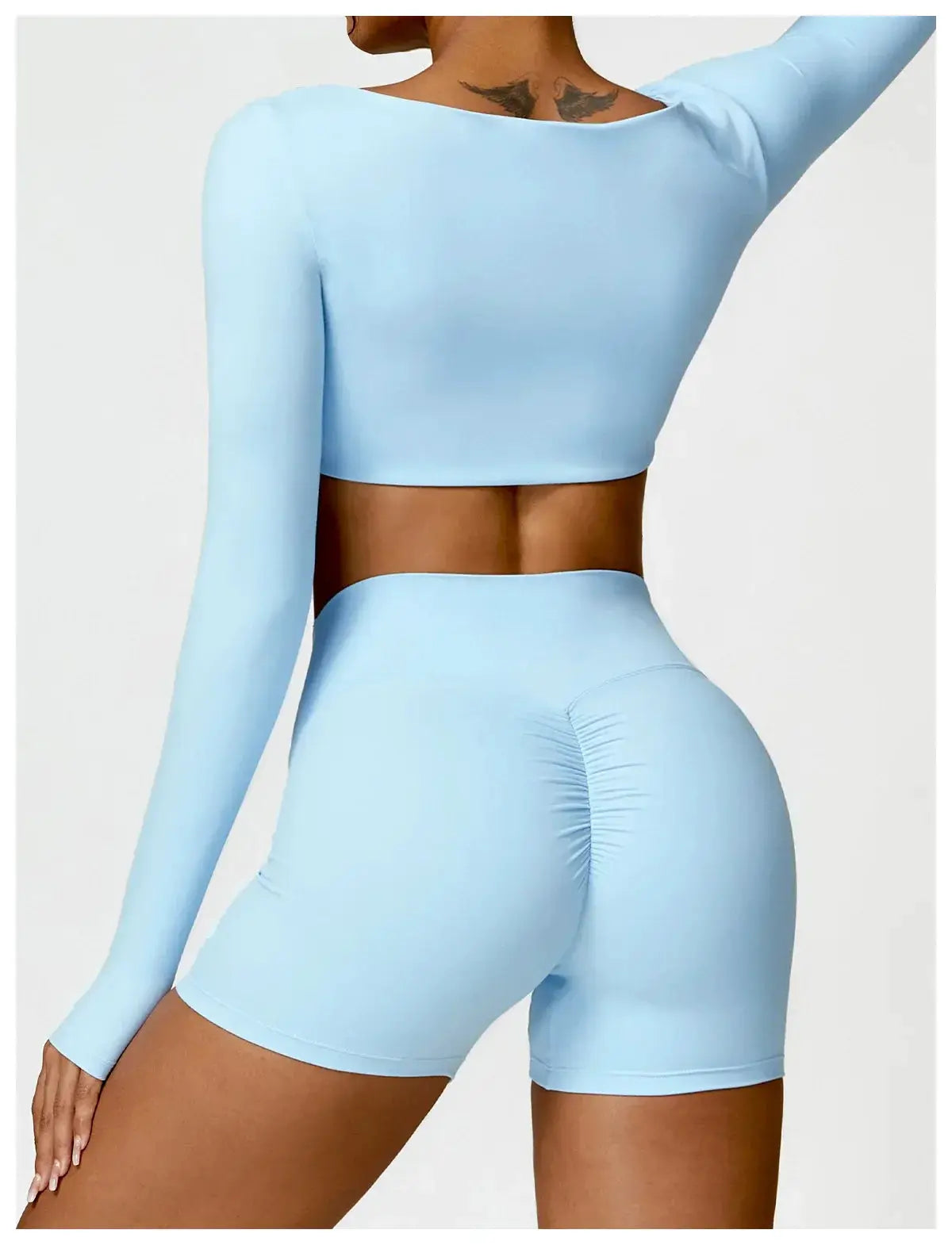 Women Yoga Sports Set Quick Dry 2 Piece Gym Outfit