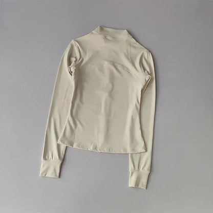 Yoga Suit Women High End Standing Collar Long Sleeve Jacket