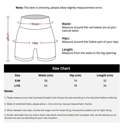 Women High Waisted Yoga Shorts Butt Lifting Tummy Control