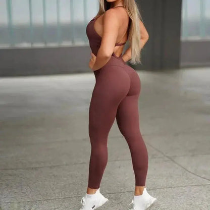 Sexy Backless Yoga Set For Empowered Workouts And Style