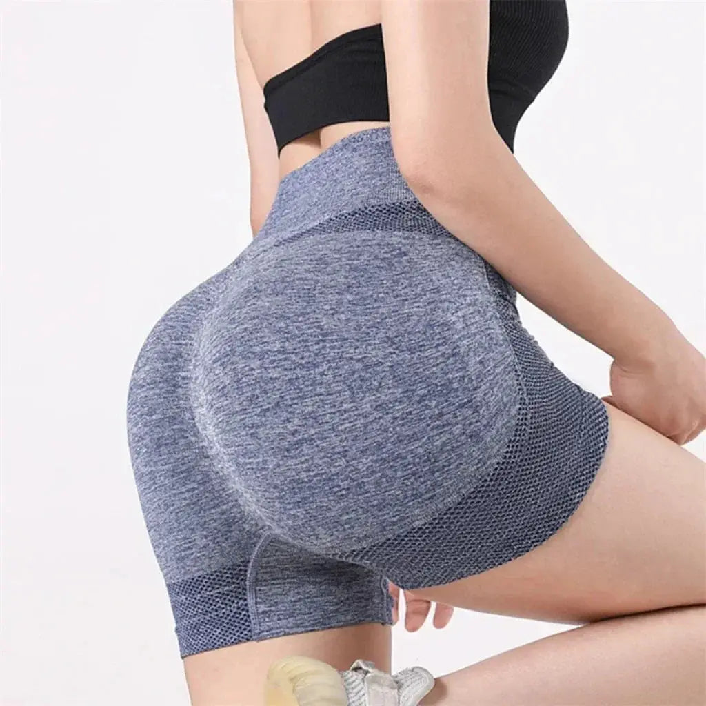High Waist Women's Yoga Shorts Seamless Fitness Shorts