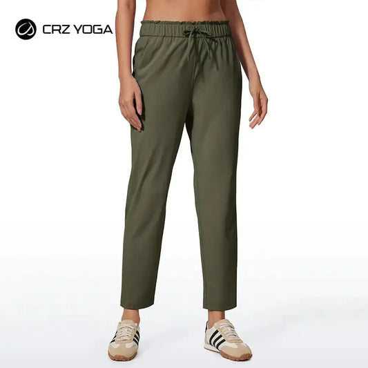 CRZ YOGA 4-Way Stretch Ankle Pants High Waisted Women