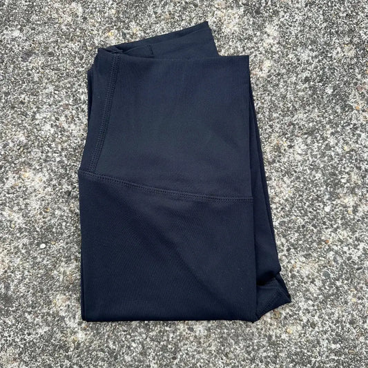 Solid Color Back Waist Pocket High Waist Yoga Legging Women Sport Cropped Pants Butter Athletic Gym Comprehensive Training Jog