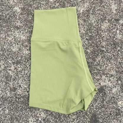 Women Fitness Sport Short High Waist Gym Leisure Yoga Short Legging Soft Tight Athletic Squatting Proof Comprehensive Training