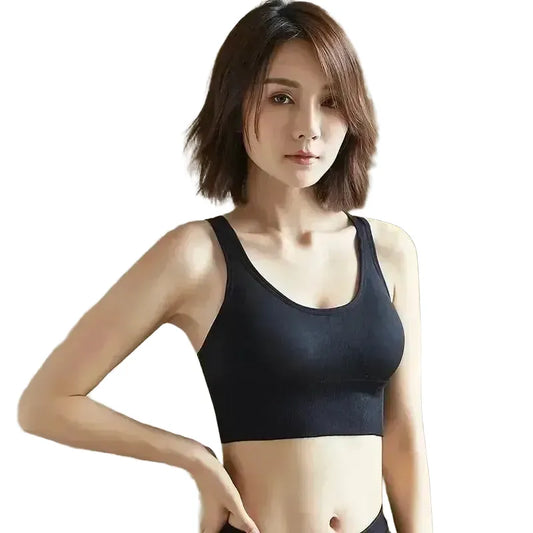 Seamless Shockproof Women Yoga Bra Tank Top Fitness