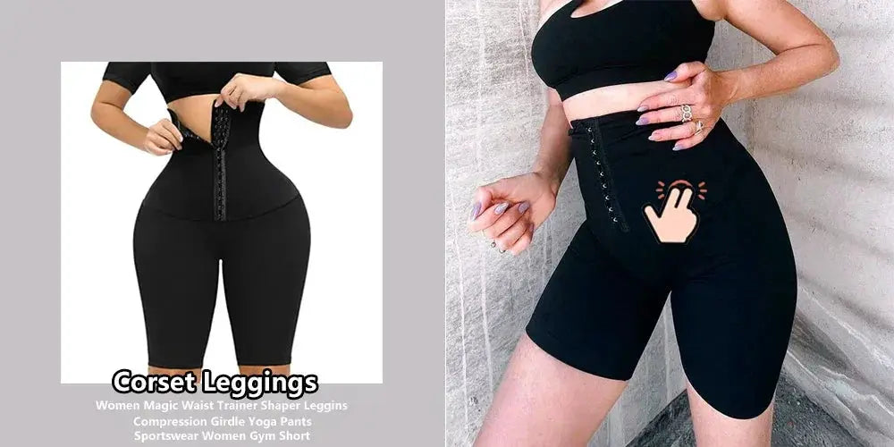 Tummy Control Corset Leggings Fitness High Waist Shapewear