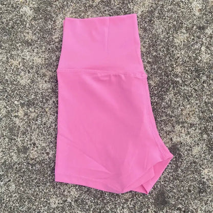 Women Fitness Sport Short High Waist Gym Leisure Yoga Short Legging Soft Tight Athletic Squatting Proof Comprehensive Training