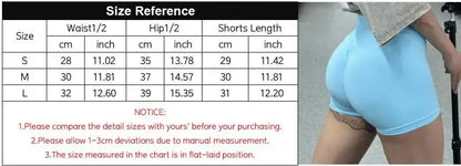 Womens Seamless Scrunch Butt Biker Shorts For Yoga Wear
