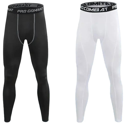 Mens Quick Dry Compression Leggings For Running Fitness