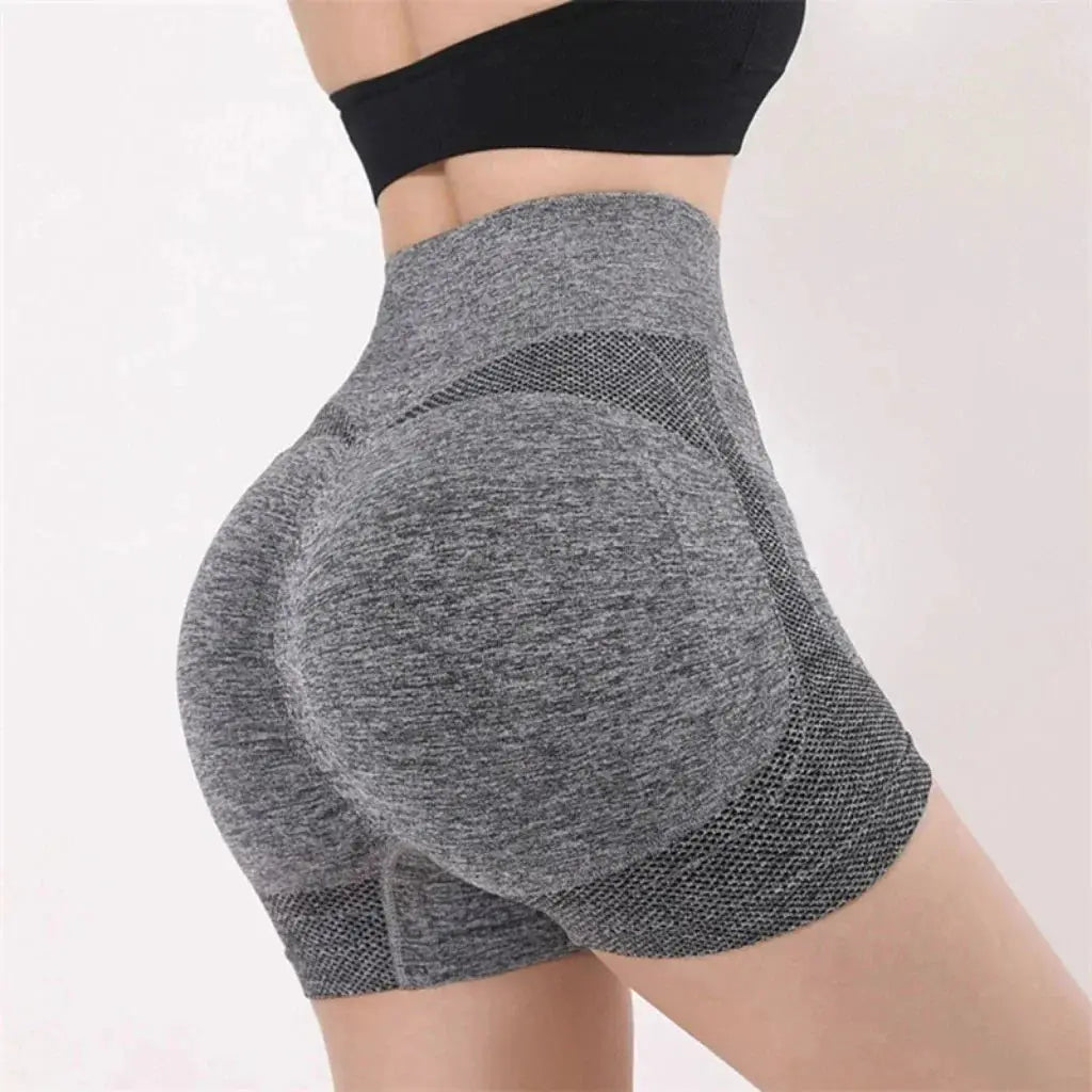 High Waist Women's Yoga Shorts Seamless Fitness Shorts