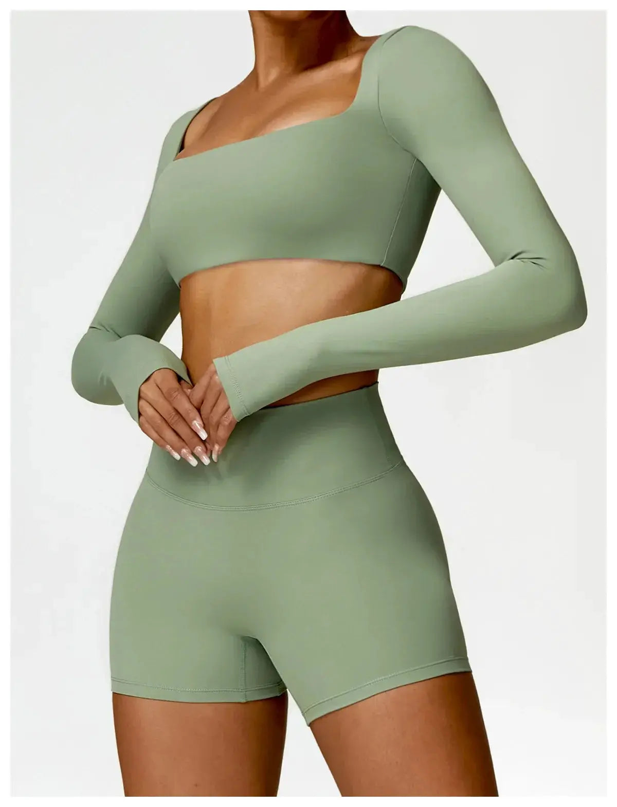 Women Yoga Sports Set Quick Dry 2 Piece Gym Outfit