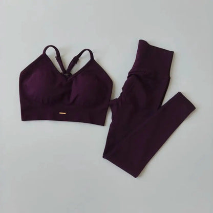 There are new color Peach High-Waisted Hip-Lifting Women's Exercise Suit Shockproof Yoga Fitness Clothes for Running And Styling