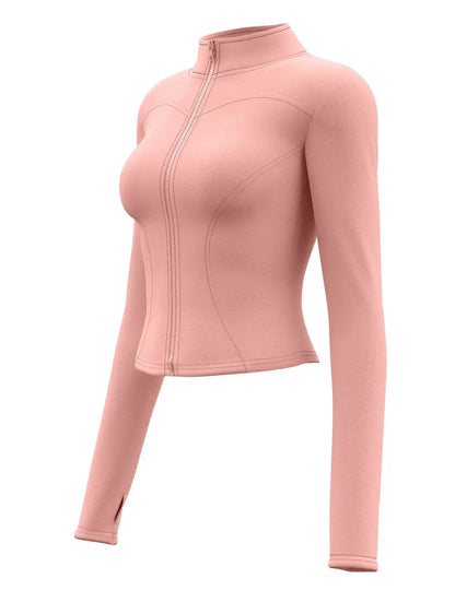 Waist Slimming Training Tops For Women Tight Zipper Shirts