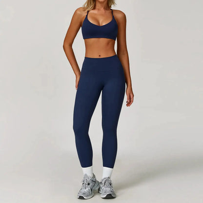 2/3PCS Yoga Suit Sports Set Gym Set Women Tracksuit Running Workout Clothes Long Sleeve Sports Bra Athletic Wear Yoga Clothing