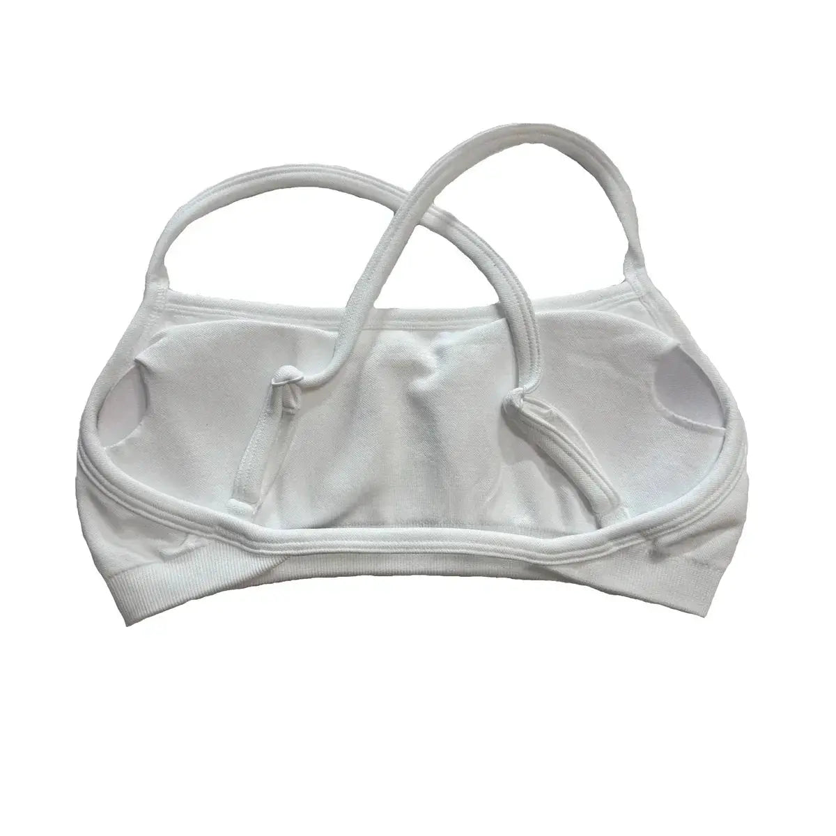 Seamless Backless Sports Bra For Women Medium Support Crop