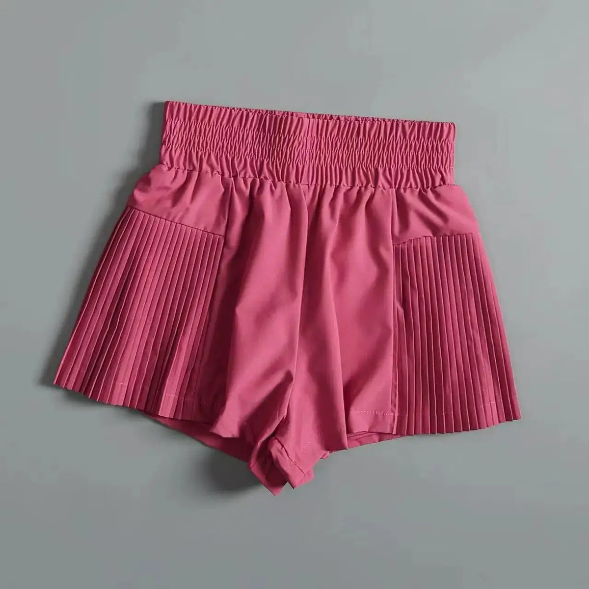 Women's Sports Shorts with Pockets, Quick-drying Shorts High-waisted Faux Two-piece Yoga Pants Running And Fitness Shorts summer