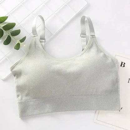 Sexy Women Gather No Steel Ring Lingerie Bra Top Underwear