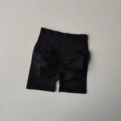 Peach Hip Lifting Sports Shorts Women High Waist and Waist Tightening Slimming Running Hip Speed Drying Three Point Tight Pants